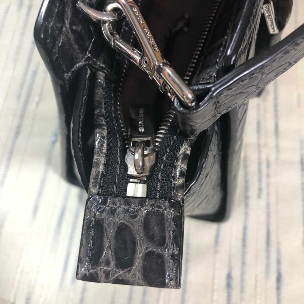 SOLd Michael Kors Faux Croc Skin Selma Satchel - Picture 6 of 8